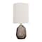 Hello Honey® 18" Metallic Glazed Terracotta Table Lamp with Linen Shade